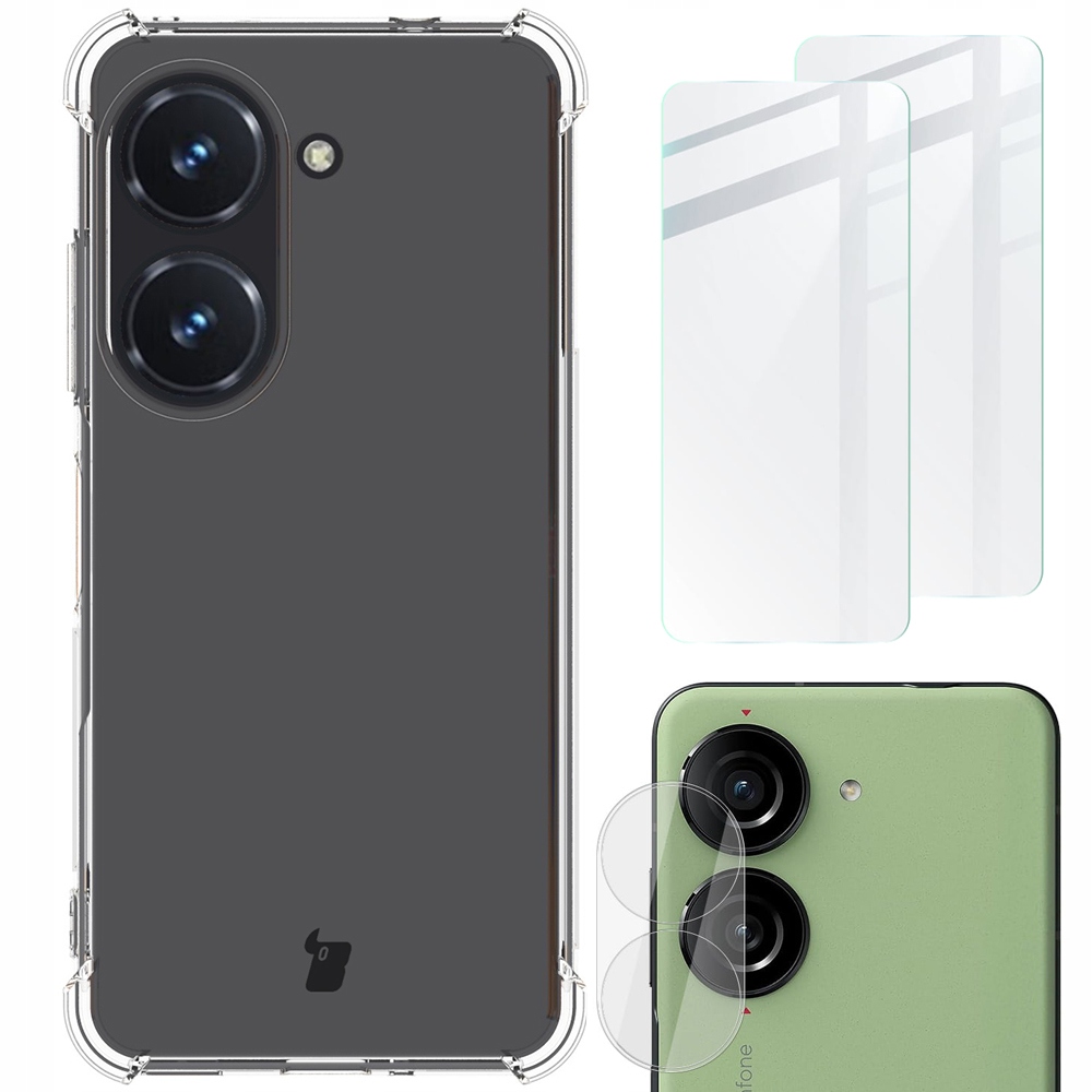 Zadná strana Bizon pre Asus Zenfone 10 Clear Pack, bezfarebná